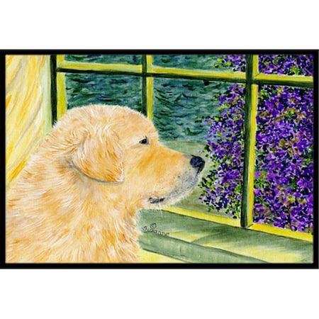 Carolines Treasures 24 x 36 in. Golden Retriever Indoor Or Outdoor Mat CA74226